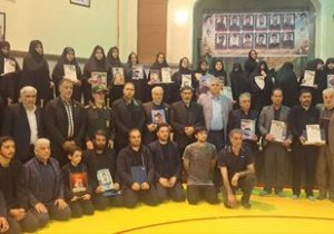 تجلیل از خانواده شهدای ورزشکار در زورخانه علی بن ابی طالب(ع) تبریز