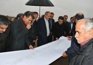 بازدید میدانی برای حل گره‌های تداخلات اراضی در ایلخچی