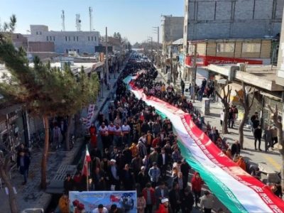 برگزاری راهپیمایی باشکوه مردم آذربایجان شرقی در ۲۲ بهمن