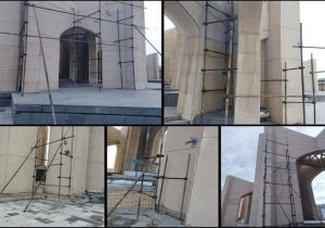 با دستور شهردار تبریز مقبره‌الشعرا پاکسازی و مرمت شد