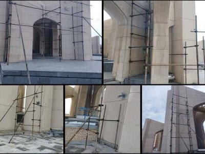 با دستور شهردار تبریز مقبره‌الشعرا پاکسازی و مرمت شد