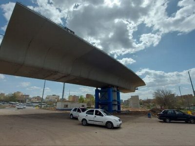 پایان نصب عرشه سگمنتال نخستین پایه پل معلم