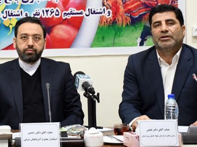 تجلیل استاندار آذربایجان شرقی از اکبر فتحی رئیس سازمان جهادکشاورزی استان آذربایجان شرقی