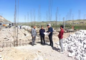 بازدید بخشدار نظر کهریزی از روستای بسیط