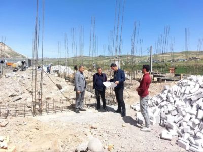 بازدید بخشدار نظر کهریزی از روستای بسیط