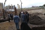 پیشرفت فیزیکی ۴۰ درصدی پروژه زائر سرای آذربایجان‌شرقی در مشهد/تابلو روزشمار پروژه نصب شد