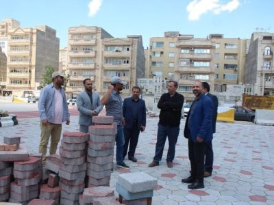 آماده سازی برای افتتاح اجرای پروژه پردیس فرهنگ و رسانه رجائی شهر