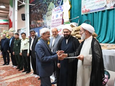 یادواره سرداران و شهدای سنگر سازان بی سنگر مرند برگزار شد