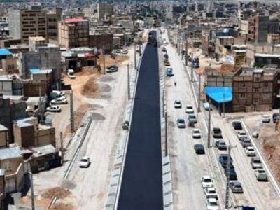 آسفالت‌ریزی بزرگترین طرح مسیرگشایی در تبریز