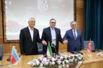 انعقاد تفاهم نامه سه جانبه بین دانشگاه شهید مدنی آذربایجان، دانشگاه خزر باکو و دانشگاه ارجیس ترکیه