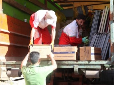 هلال احمر آذربایجان شرقی در خدمت زائران اربعین
