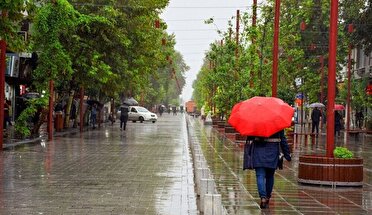 بارش باران و کاهش دما در آذربایجان شرقی