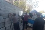 تخریب ساخت و ساز غیر مجاز در کوی مخابرات توسط شهرداری منطقه ۲
