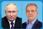 گفت‌وگوی تلفنی پزشکیان و پوتین درباره وضعیت سوریه/ تأکید ایران و روسیه برای کمک به دولت سوریه در مقابله با گروهک‌های تروریستی
