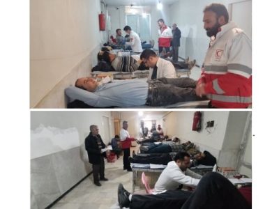 اهدای ۱۰۳ واحد خون سالم توسط جوانان و داوطلبان هشترود