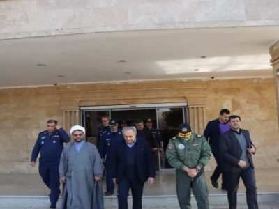 بازدید استاندار آذربایجان شرقی از پایگاه هوایی شهید فکوری تبریز