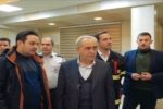 حضور استاندار آذربایجان شرقی در ایستگاه آتش نشانی تبریز