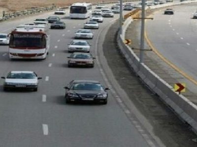 افزایش تردد خودرو در جاده‌های آذربایجان‌شرقی