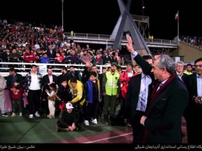 پیام تبریک استاندار آذربایجان شرقی به مناسبت پیروزی تیم فوتبال تراکتور مقابل استقلال