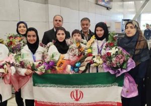 استقبال از ملی پوشان افتخار آفرین آذربایجان شرقی در المپیک دانش آموزی صربستان
