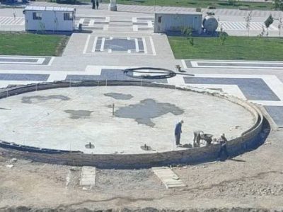 آماده سازی آبنمای ضلع جنوبی پارک باغشمال تبریز تا پایان خرداد ماه