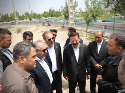 بازدید استاندار آذربایجان‌شرقی از اجرای پروژه رینگ شرقی خط دوم آبرسانی تبریز