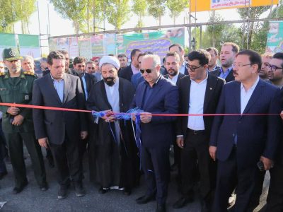 افتتاح طرح‌های راهداری در شهرستان هشترود به مناسبت هفته دولت