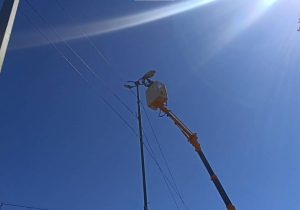 نصب ۱۶۴ دستگاه چراغ LED از فلکه دانشگاه تا هتل مرمر