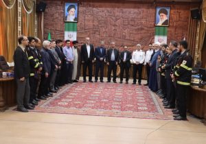 تجلیل شهردار و شورای اسلامی شهر تبریز از قهرمانان آتش‌نشانی