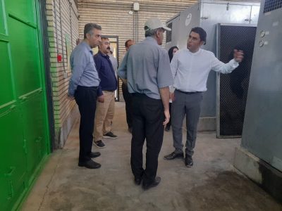 ارزیابی کارشناسان شرکت مهندسی  آب و فاضلاب  کشور در تصفیه خانه فاضلاب مراغه