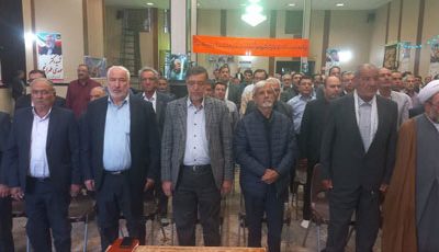 برگزاری یادواره شهدای سنگرسازان بی سنگر و ایثارگران شهرستان ملکان