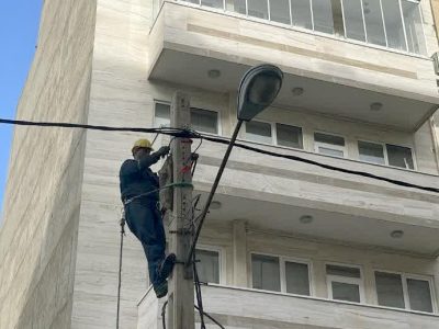پایان طرح نوسازی شبکه برق اسکو؛ سومین شهر بدون سیم مسی استان