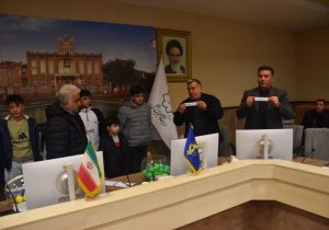 مراسم قرعهکشی فوتبال چهارمین دوره المپیاد فرهنگیورزشی «پرچم» در تبریز برگزار شد