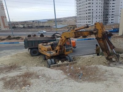 آغاز خاکبرداری و احداث ایستگاه آتشنشانی شهرک مرزداران