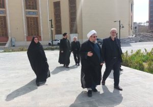 کاشت درخت مثمر در محوطه ارک علیشاه، همزمان با روز طبیعت