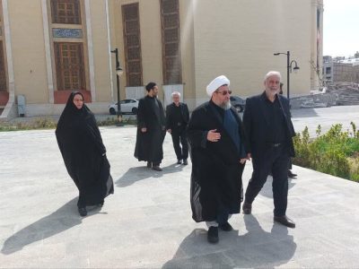 کاشت درخت مثمر در محوطه ارک علیشاه، همزمان با روز طبیعت