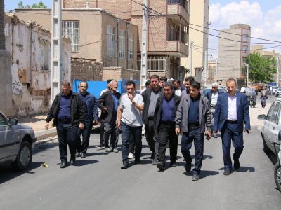 تأکید شهردار تبریز بر تسریع پروژههای مسیرگشایی و عمرانی منطقه ۴ در بازدید روز جمعه