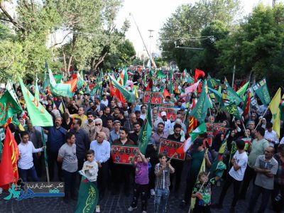 اهدای ۶۲۶ سفر کربلا و دوچرخه در راهپیمایی بزرگ غدیر خم/ هدیه ۱۰ میلیون تومانی به زوجهای غدیری