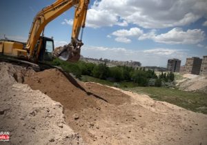 آغاز آماده‌سازی زمین‌های ۵۵ هکتاری فاز ۱ خاوران تبریز