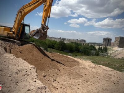 آغاز آماده‌سازی زمین‌های ۵۵ هکتاری فاز ۱ خاوران تبریز