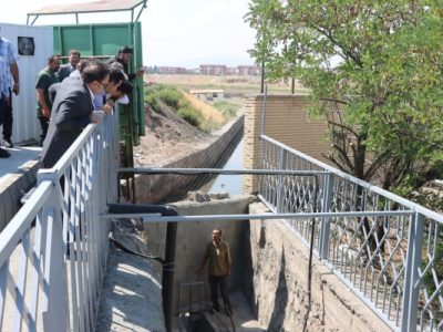 نخستین دستگاه بازچرخانی پساب فاضلاب شهری برای آبیاری فضای سبز تبریز به بهره‌برداری رسید