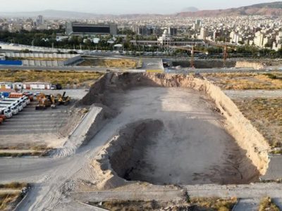 انجام ۱۱۰ هزار متر مکعب عملیات خاکبرداری در پارکینگ طبقاتی باغشمال