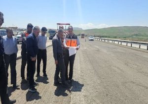 روکش آسفالت آزادراه تبریز