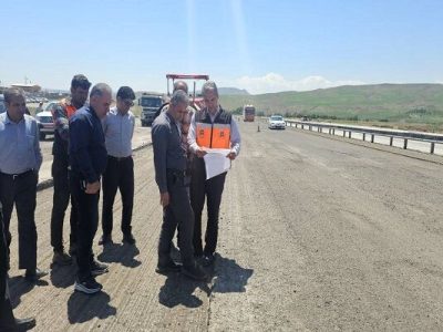 روکش آسفالت آزادراه تبریز