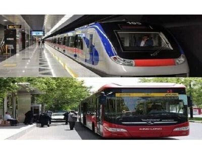 خدمات رایگان مترو و بیآرتی تبریز تا ۳۱ فروردین
