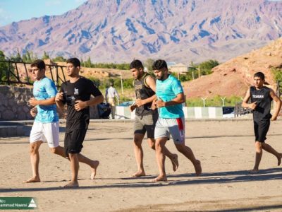 اردوی آماده سازی تیم ملی کشتی ساحلی ایران در منطقه آزاد ارس