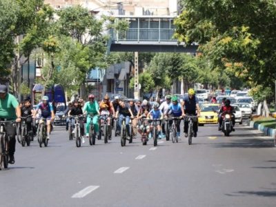 برگزاری همایش بزرگ دوچرخه‌سواری در تبریز