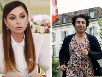 جنجال همسر الهام علیاف در کنفرانس مونیخ | فرار با لباس زنانه!