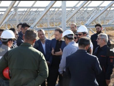فاز نخست نیروگاه خورشیدی هریس در مسیر اتصال به شبکه سراسری