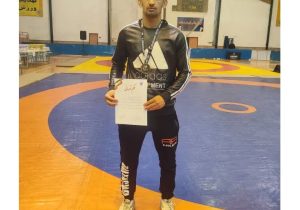 کسب مدال برنز امیر مهدی جوانبخت در رقابت های کشتی فرنگی دانشجویان کشور در مازندران